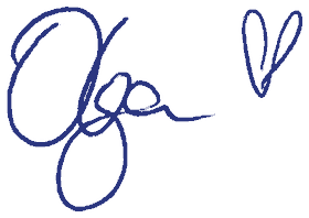 Unterschrift von Olga